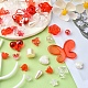 Opake & transparente Acrylperlen&nbsp;MACR-YW0002-01F-4
