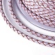 編み紐  革のアクセサリーコード  ジュエリーDIY製版材料  アザミ  3mm  約54.68ヤード（50m）/ロール WL-I004-3mm-A-14-3