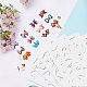 Plastic Drawing Painting Stencils Templates DIY-WH0222-014-5