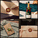 Arc de Triomphe Brass Sealing Wax Stamp Head AJEW-WH0208-904-7