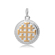316 Stainless Steel Pendants STAS-S045-02A-1