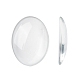 Cabochons de verre transparent de forme ovale GGLA-R022-40x30-1