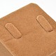 コラム木製アクセサリーリングディスプレイスタンドセット  ベルベットで覆われた  砂茶色  4.5x6.2x6.3cm RDIS-L001-09-3
