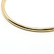 Brass Smooth Ring Tube Beads KK-O031-10-2