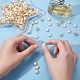 GORGECRAFT 200Pcs Sewing Pearl Beads Two Holes Sew on Pearls and Rhinestones with Gold Claw Flatback Half Round Pearl Garment Accessories for Craft Clothes (9.5MM) SACR-GF0001-03B-5