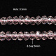 Chapelets de perles en cristal en verre GLAA-D032-3.5x2.5-23-1