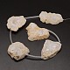Natural Crystal Agate Nuggets Bead Strands G-E272-14-2