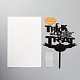 Acryl Kürbis & Wortkuchen Einlage Kartendekoration DIY-H109-06-2