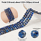 Beebeecraft 2 Strands Natural Lapis Lazuli Beads Strands G-BBC0001-33-2