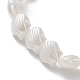 Bracelets extensibles en perles de coquille acrylique pour femmes BJEW-JB10147-3