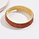 Real 18K Gold Plated Brass Multi Layer Wrap Bracelets RM1445-6-1