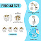 4pcs cuentas de lampwork hechas a mano&nbsp;LAMP-TA0002-24D-5