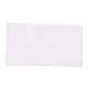 Carton rectangle cartes d'affichage de boucle d'oreille CDIS-P004-03-1-2