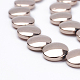 Chapelets de perles en hématite synthétique sans magnétiques G-K259-42-1