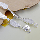 Fashionable Brass Slipper Link Bracelets For Women BJEW-BB12526-3