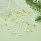 Hobbiesay 100 pièces 5 style rack placage perles en laiton KK-HY0001-71-4