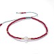 Adjustable Nylon Cord Braided Bead Bracelets X-BJEW-P256-B02-3