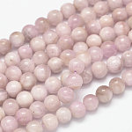 Rotonde kunzite naturali fili di perline, perle di spodumene, grado ab, 7.5~8mm, Foro: 1 mm, circa 46~49pcs/filo, 15 pollice