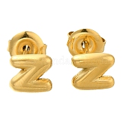 Серьги-гвоздики из нержавеющей стали 304 EJEW-I316-01G-Z