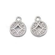 Латунные микро проложить кубического циркония подвески KK-P289-01P