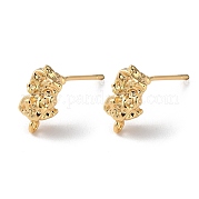 Медные серьги с гвоздиками KK-M264-17G