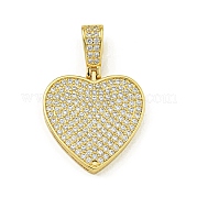 Подвески из кубического циркония с покрытием из латуни KK-U029-10G-03