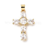 Латунь кубический цирконий кулон ZIRC-C021-33G