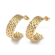 Круглые серьги-гвоздики из нержавеющей стали 304 STAS-Z052-16G