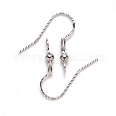 304 Stainless Steel Earring Hooks X-STAS-S111-003