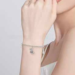 12 Stück gedrehte Panzerkettenarmbänder aus 304 Edelstahl&nbsp;BJEW-SC0001-61P