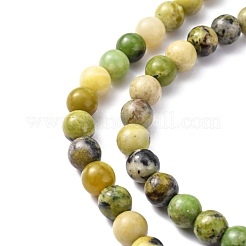 Natur Serpentin Perlen Stränge&nbsp;G-N166-4