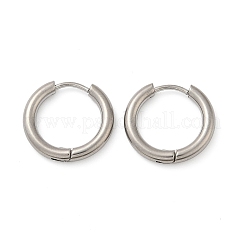 202 pendientes de aro de acero inoxidable&nbsp;EJEW-F111A-16mm-P