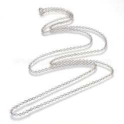 Fabbricazione di collana di catene di ferro rolo&nbsp;LS-MAK-R015-75cm-P
