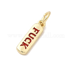 Messing Emaille Anhänger / charms&nbsp;KK-P338-01G-F02