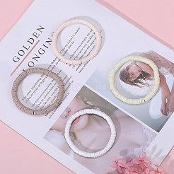 Set di braccialetti elasticizzati da surfista Heishi in argilla polimerica&nbsp;BJEW-SW00127