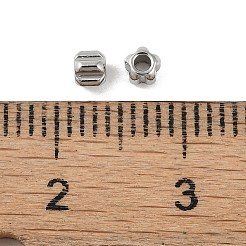 Anlaufgeschützte Perlen aus Edelstahl 304&nbsp;STAS-C108-08A-P