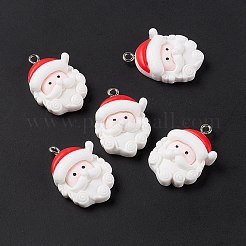 Pendentifs en résine opaque sur le thème de noël&nbsp;LS-FIND-E025-14