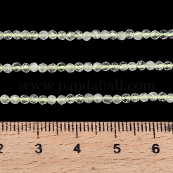 Natürliche Zitronen Jade Perlen Stränge&nbsp;G-C262-A04-2mm