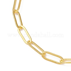 3 Stück 304 Edelstahl & Messing Büroklammer Kette Armbänder Set für Damen&nbsp;BJEW-JB12658