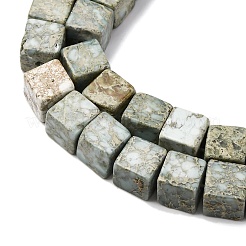 Natürliche Variszitperlenstränge&nbsp;G-B155-C05-8x8mm