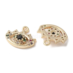 Pendentifs en laiton zircon cubique transparent&nbsp;KK-Q031-47G-07