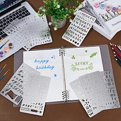 Metallstanzschablonen aus Edelstahl&nbsp;DIY-WH0518-003