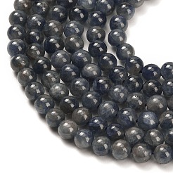 Chapelets de perles en saphir naturel&nbsp;G-L631-A02-5-6mm-AB