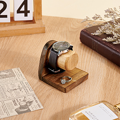 Einzelner Uhrenhalter aus Holz für den Schreibtisch&nbsp;ODIS-WH0108-011