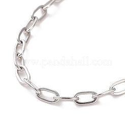 Bracelet chaîne en acier inoxydable 304 anti-ternissement pour hommes et femmes&nbsp;BJEW-E031-05I-P