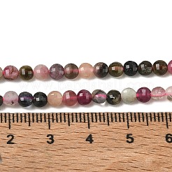 Hebras de cuentas de turmalina multicolor natural&nbsp;G-E530-07H