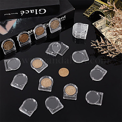 Boîte de présentation de pièces commémoratives en acrylique transparent&nbsp;ODIS-WH0030-96A