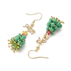 Pendientes colgantes de cristal&nbsp;EJEW-TA00440-01