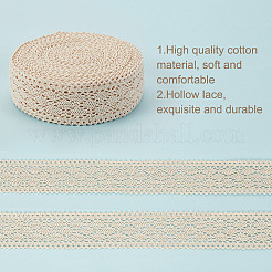 12 Yards Baumwoll-Rhombus-Spitzenbänder&nbsp;DIY-WH0580-03