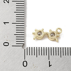 Ottone micro spianare fascino zirconi&nbsp;LS-KK-C043-05G